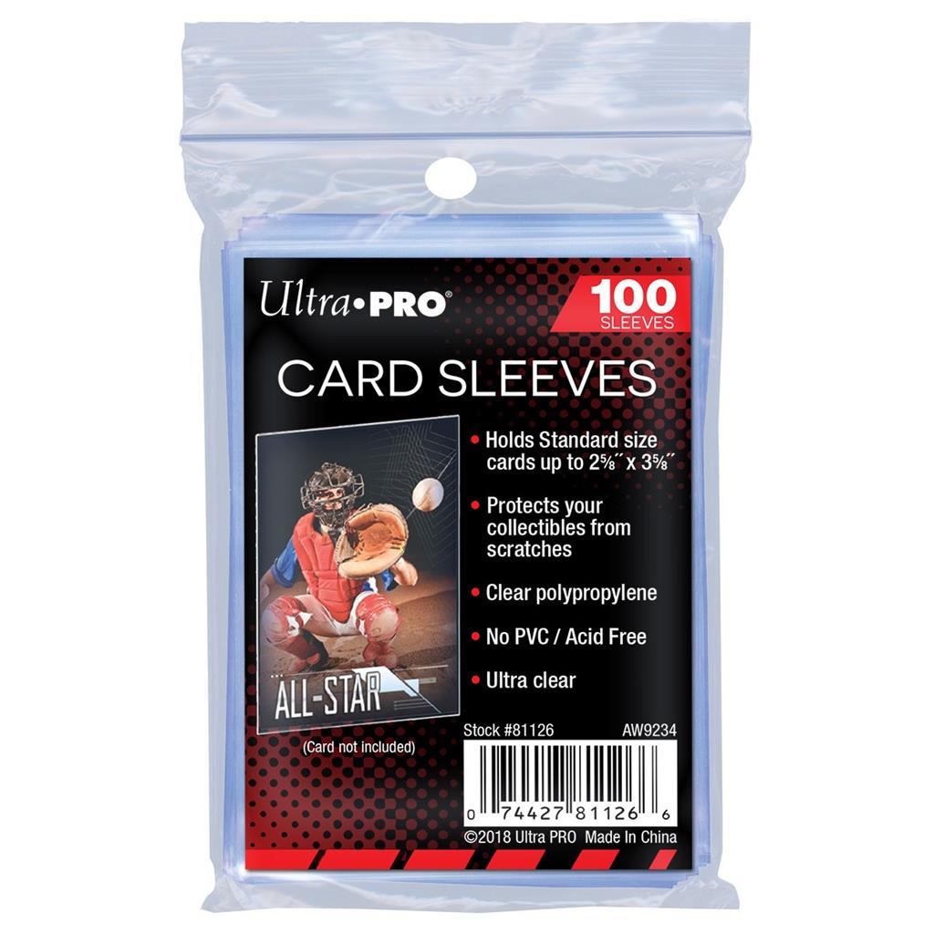 Ultra Pro Standard Size Card Sleeves (100 Sleeves)