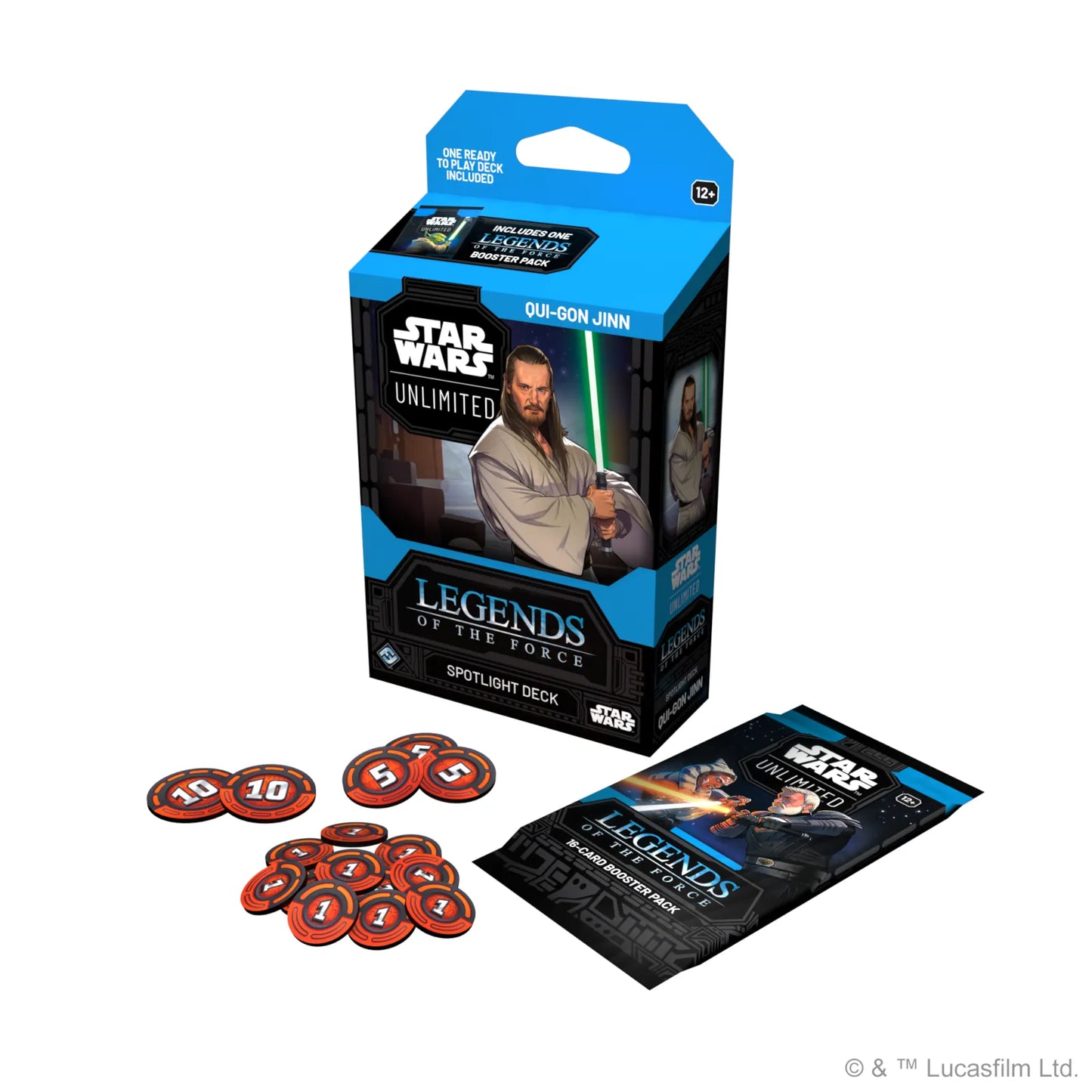 Legends of the Force Spotlight Deck Qui-Gon Jinn (englisch)