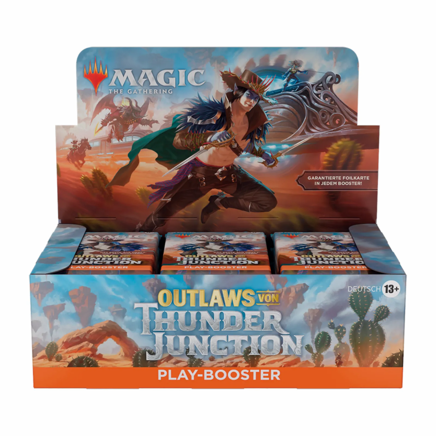 Outlaws of Thunder Junction Play Booster Display (deutsch)