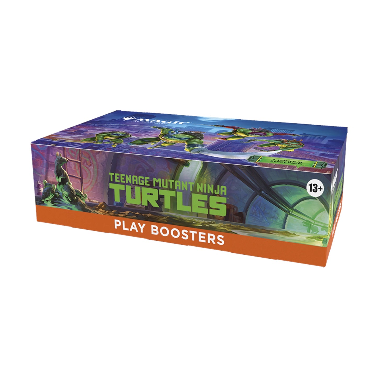 Teenage Mutant Ninja Turtles Play Booster Display (englisch)