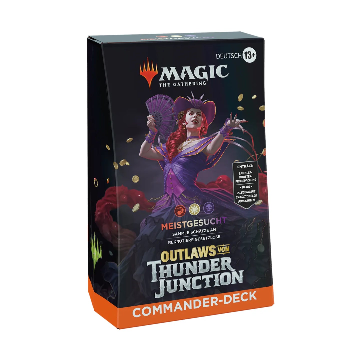 Outlaws of Thunder Junction Commander Deck: Meistgesucht (deutsch)