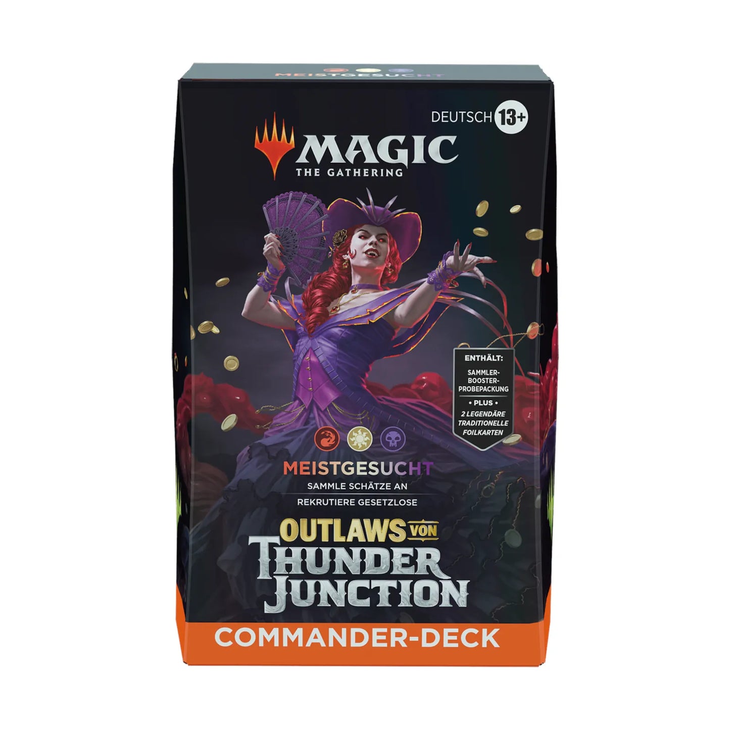 Outlaws of Thunder Junction Commander Deck: Meistgesucht (deutsch)