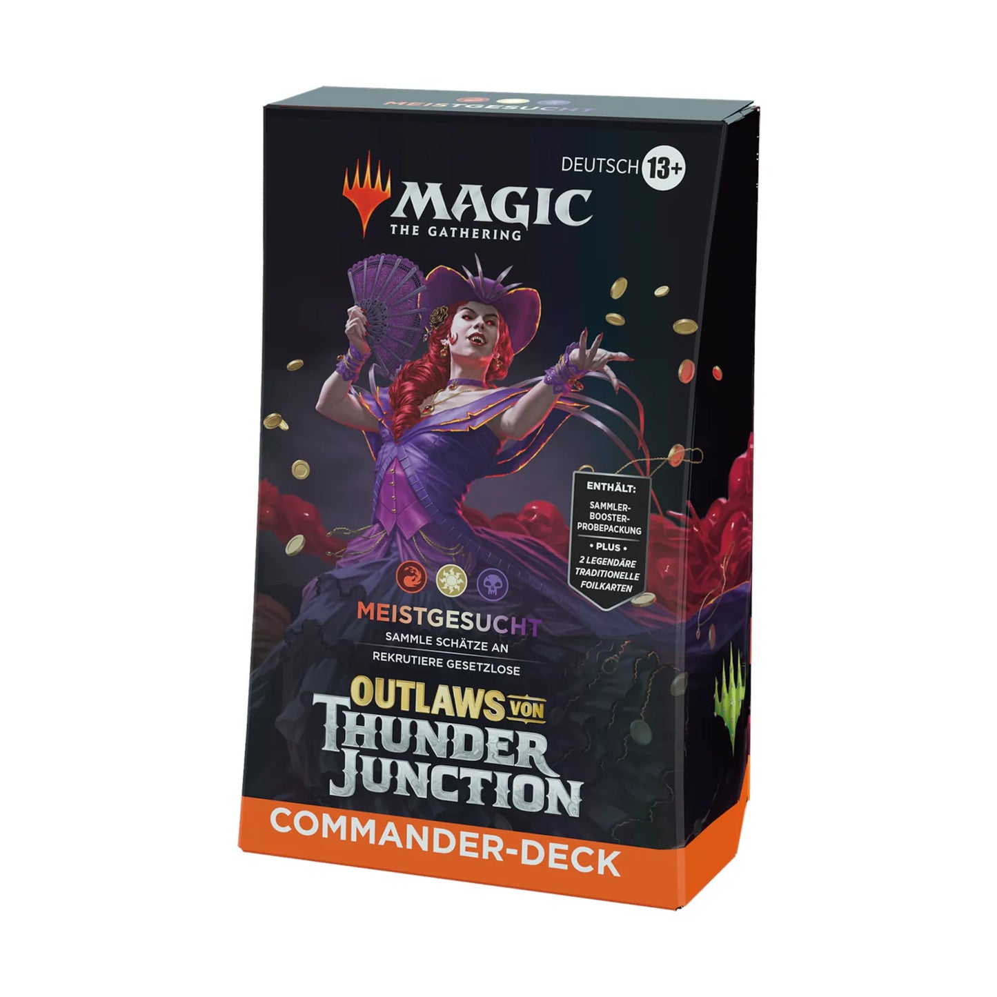 Outlaws of Thunder Junction Commander Deck: Meistgesucht (deutsch)