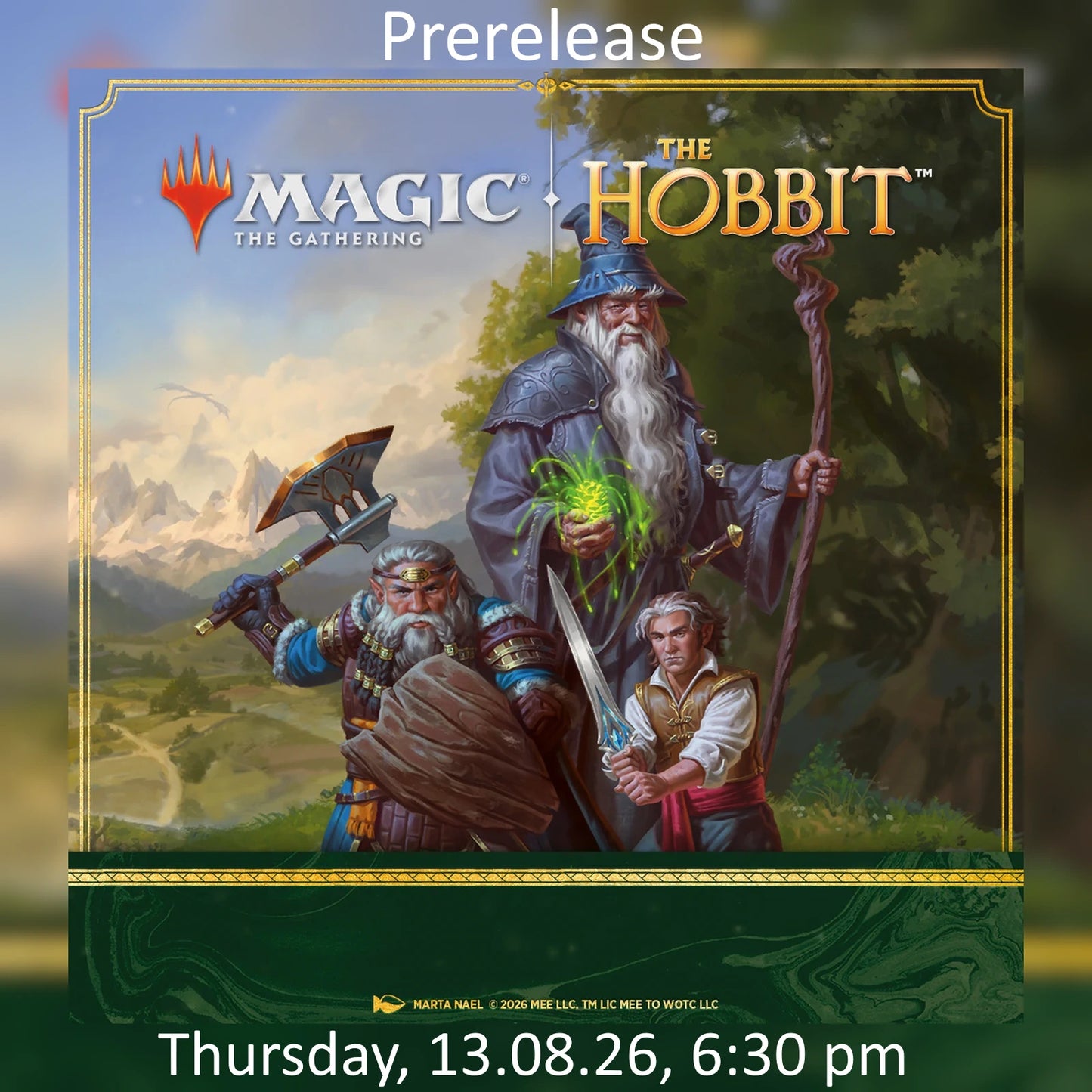 The Hobbit™ Prerelease Ticket - 13.08.2026 6:30 PM PIRK