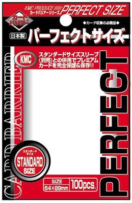 KMC Standard Perfect Size Sleeves (100 Sleeves)