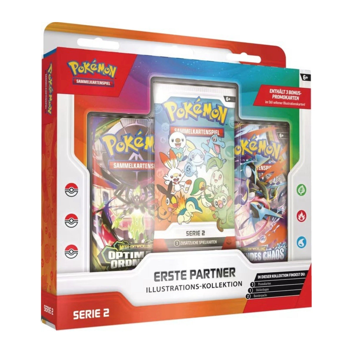 Pokémon Erste Partner Illustrations-Kollektion - Serie 2 (deutsch)