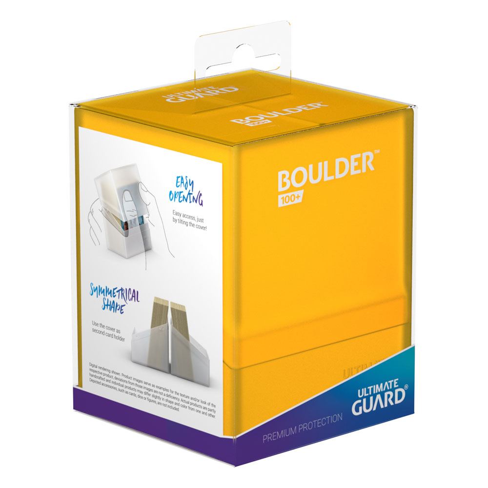 Ultimate Guard Boulder Deck Case 100+ amber