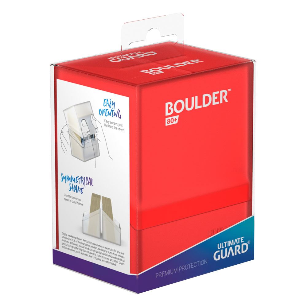 Ultimate Guard Boulder Deck Case 80+ ruby