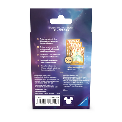 Cinderella Card Sleeves (65 Sleeves)