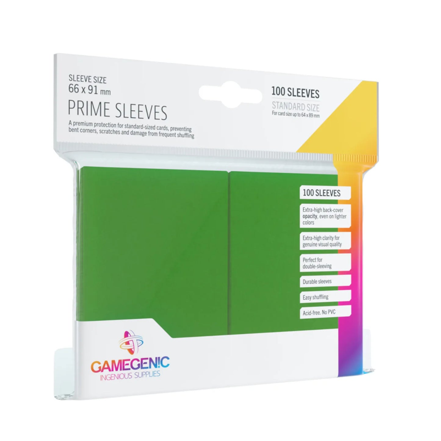 Gamegenic Prime Sleeves (100 Sleeves)