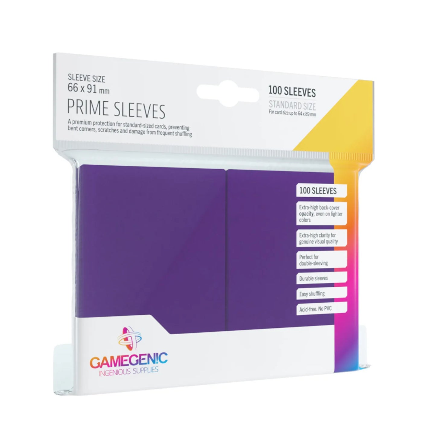 Gamegenic Prime Sleeves (100 Sleeves)