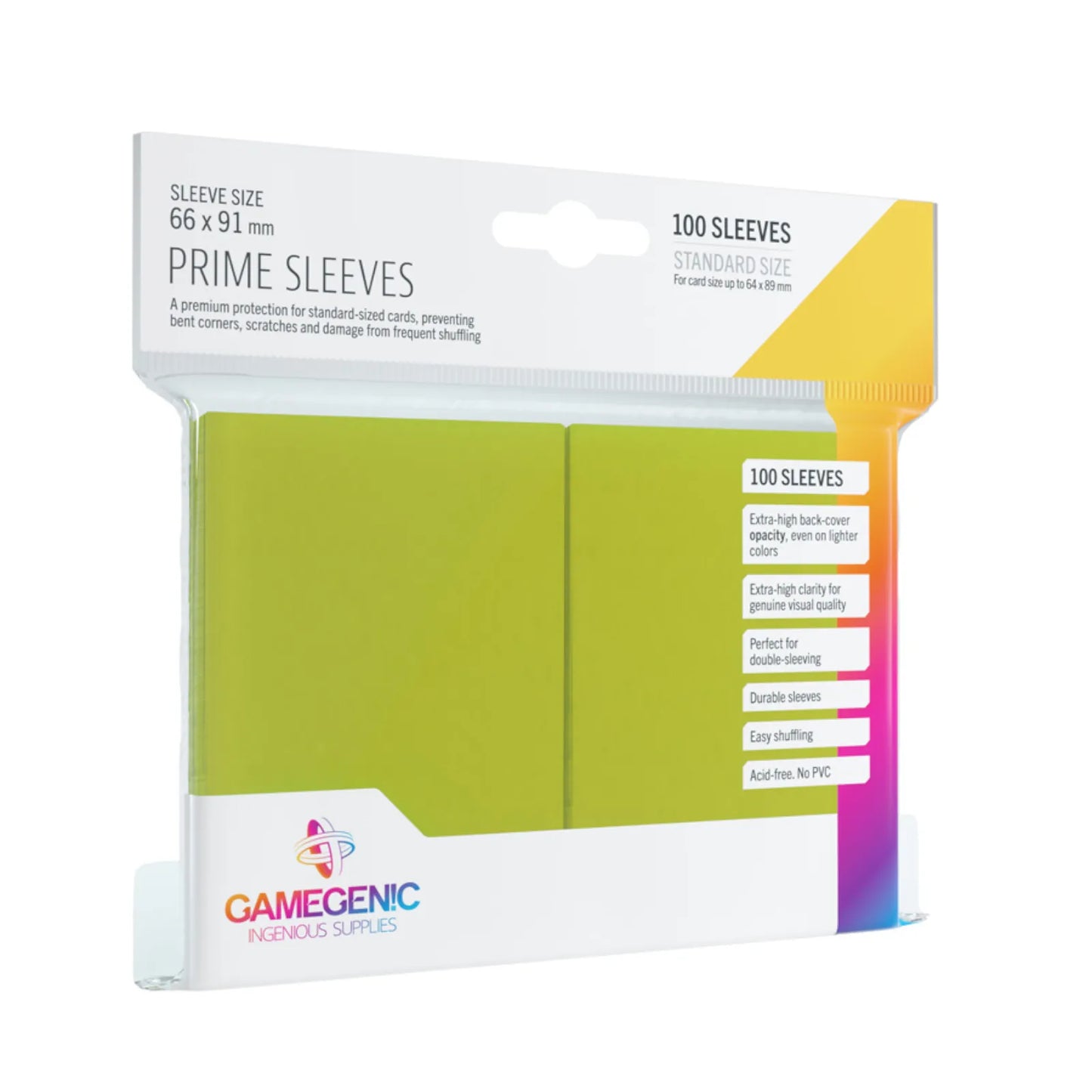 Gamegenic Prime Sleeves (100 Sleeves)