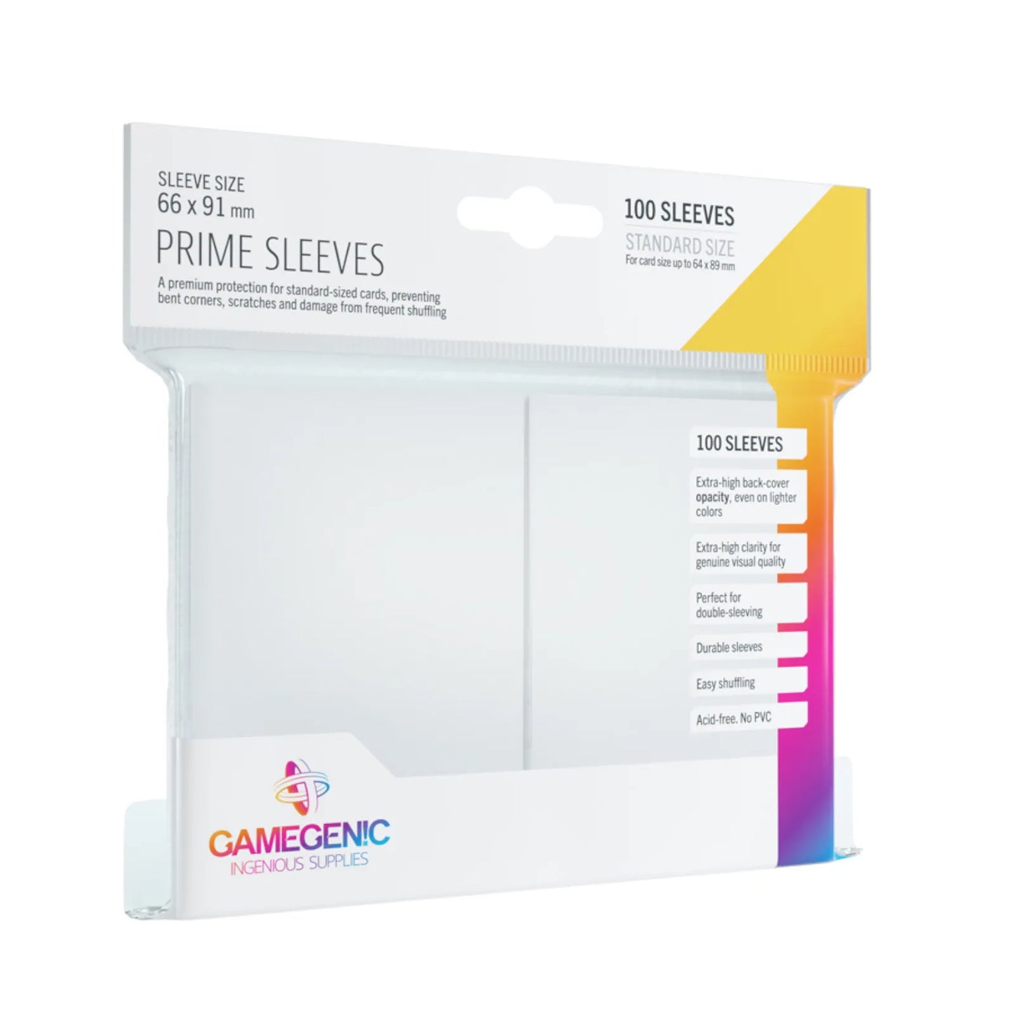 Gamegenic Prime Sleeves (100 Sleeves)