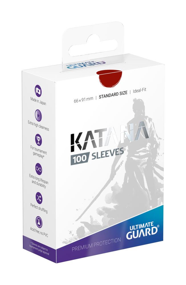 Ultimate Guard Katana Sleeves red (100 Sleeves)