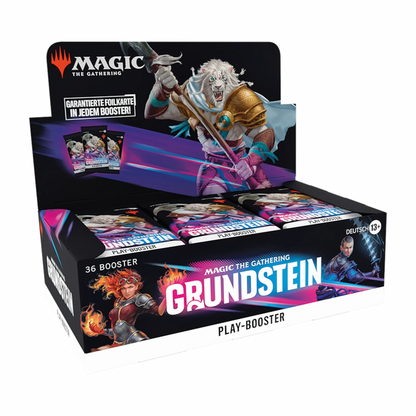 Grundstein Play Booster Display (deutsch)