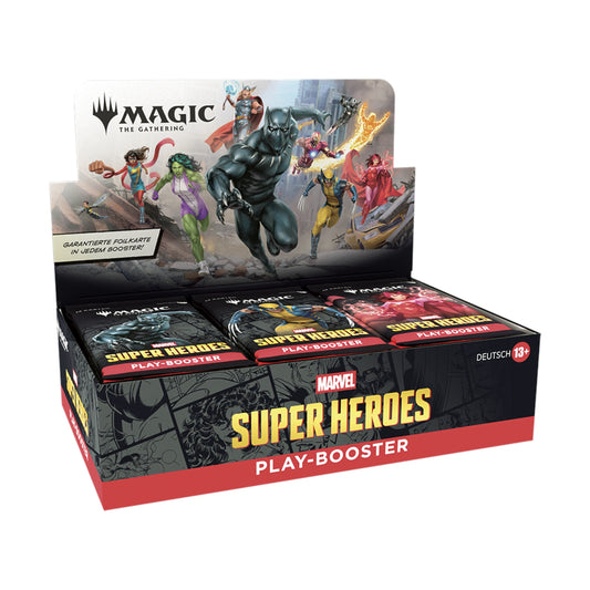 Marvel Super Heroes Play Booster Display (deutsch)