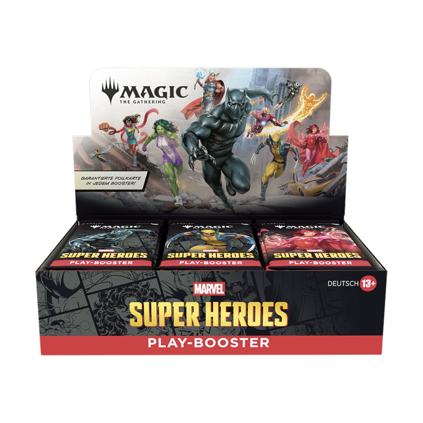 Marvel Super Heroes Play Booster Display (deutsch)