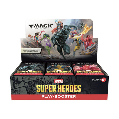 Marvel Super Heroes Play Booster Display (deutsch)