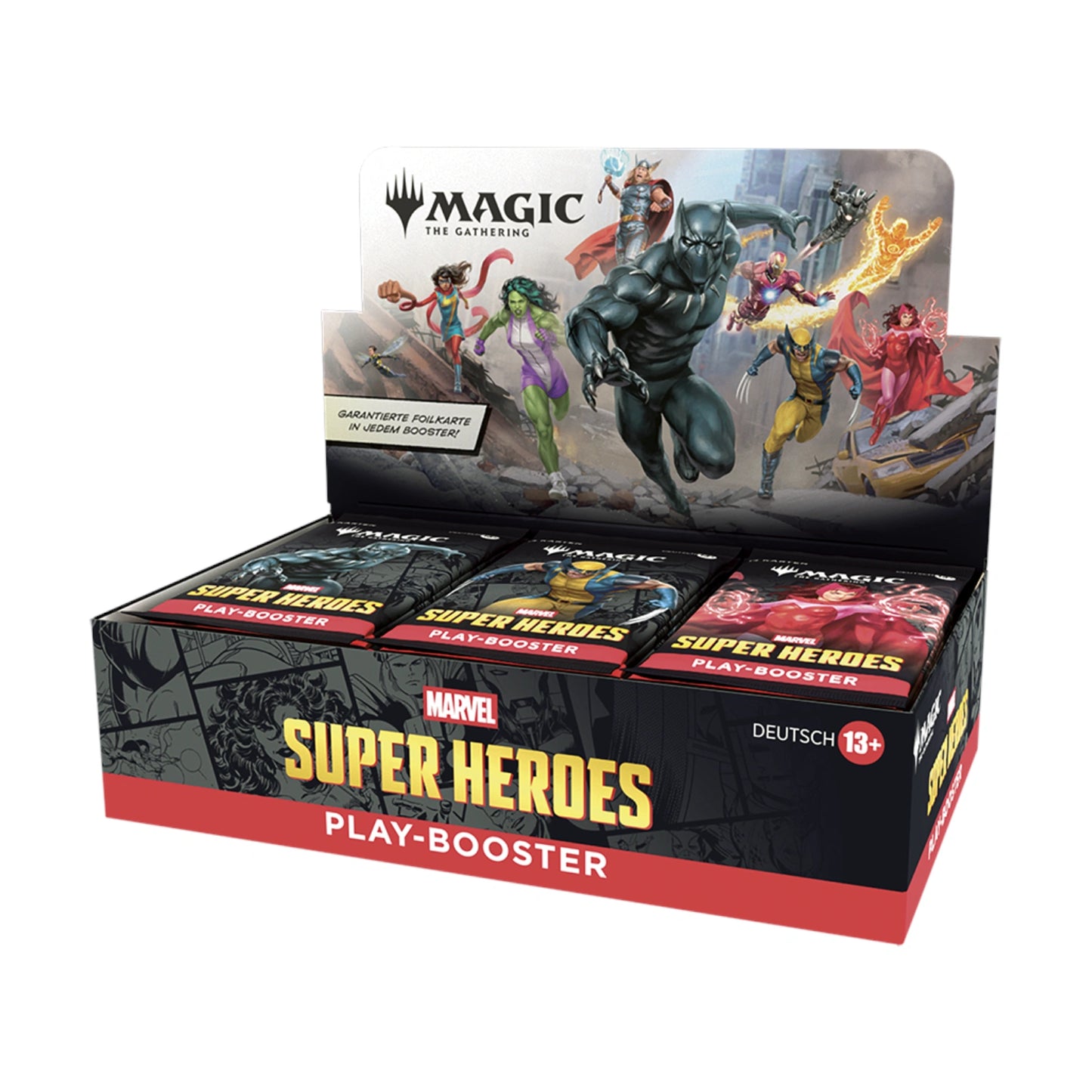 Marvel Super Heroes Play Booster Display (deutsch)