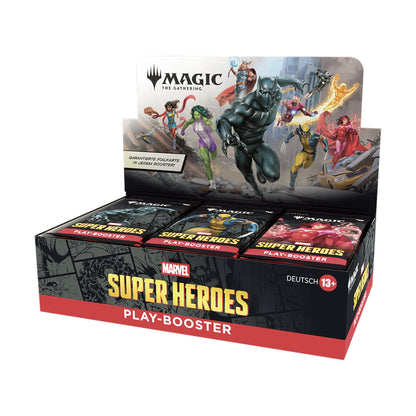 Marvel Super Heroes Play Booster Display (deutsch)