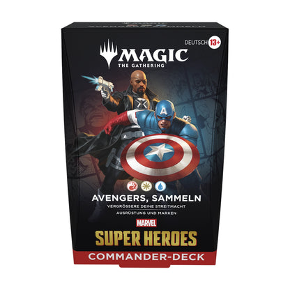 Marvel Super Heroes Commander Deck Set - alle 4 Decks (deutsch)
