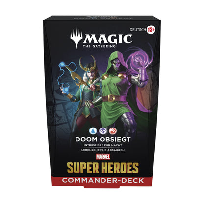 Marvel Super Heroes Commander Deck Set - alle 4 Decks (deutsch)