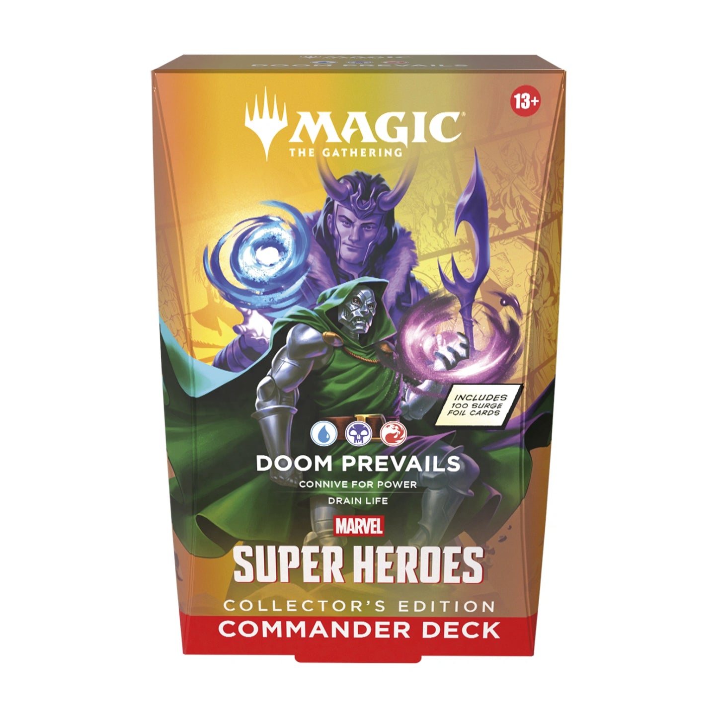 Marvel Super Heroes Collector's Edition Commander Deck Case - all 4 Decks (englisch)