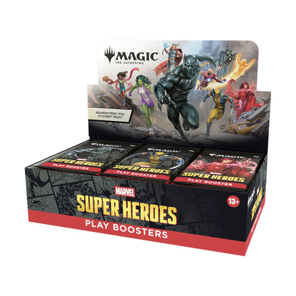Marvel Super Heroes Play Booster Display (englisch)