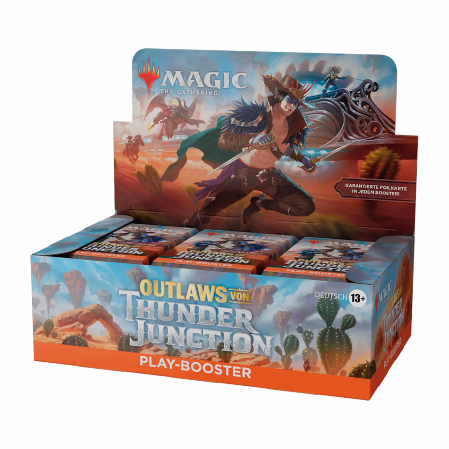 Outlaws of Thunder Junction Play Booster Display (deutsch)