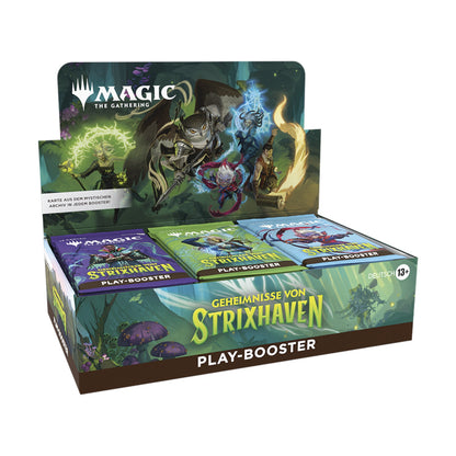 Geheimnisse von Strixhaven Play Booster Display (deutsch)