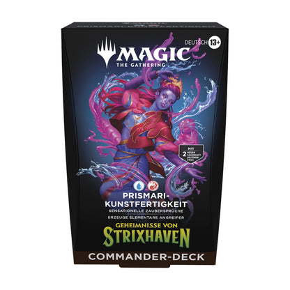 Geheimnisse von Strixhaven Commander Deck: Prismari-Kunstfertigkeit (deutsch)