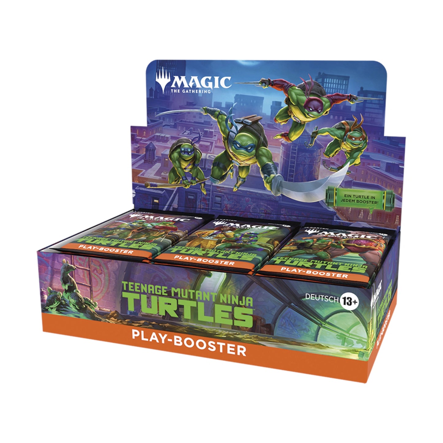 Teenage Mutant Ninja Turtles Play Booster Display (deutsch)