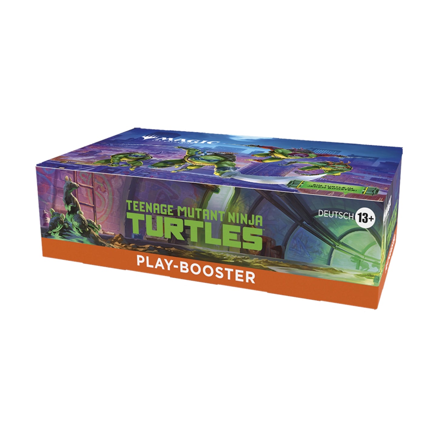 Teenage Mutant Ninja Turtles Play Booster Display (deutsch)