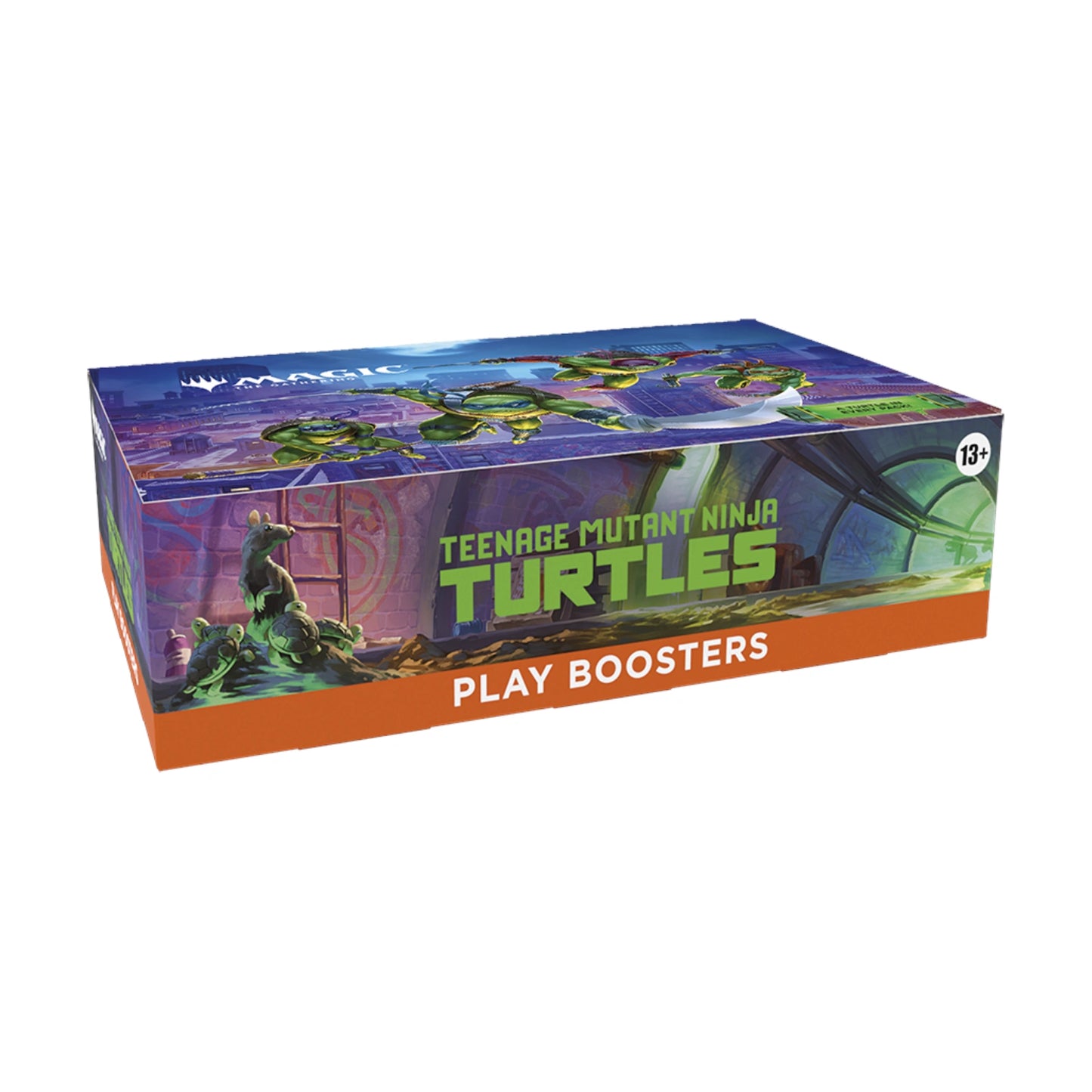Teenage Mutant Ninja Turtles Play Booster Display (englisch)