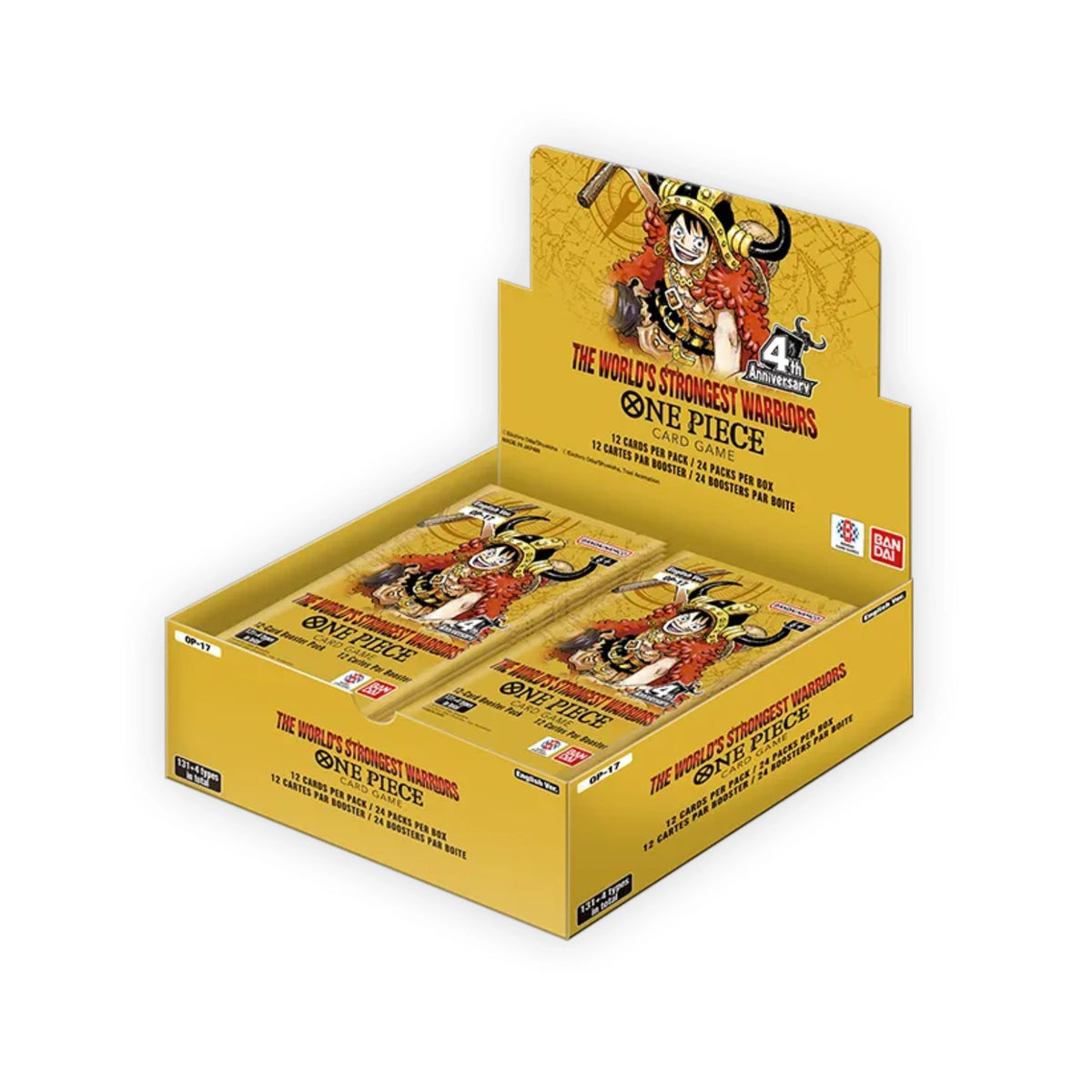 OP-17 The World's Strongest Warriors Booster Display (englisch)