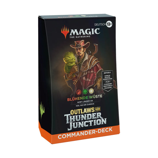 Outlaws of Thunder Junction Commander Deck: Blühende Wüste (deutsch)
