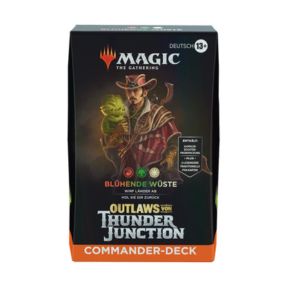 Outlaws of Thunder Junction Commander Deck: Blühende Wüste (deutsch)