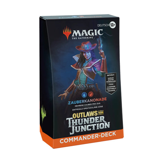 Outlaws of Thunder Junction Commander Deck: Zauberkanonade (deutsch)