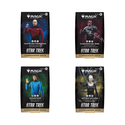 Star Trek™ Commander Deck Set - alle 4 Decks (deutsch)