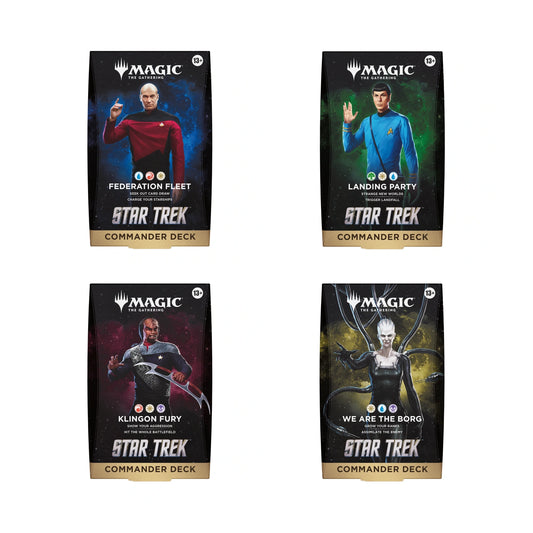 Star Trek™ Commander Deck Case - all 4 Decks (englisch)