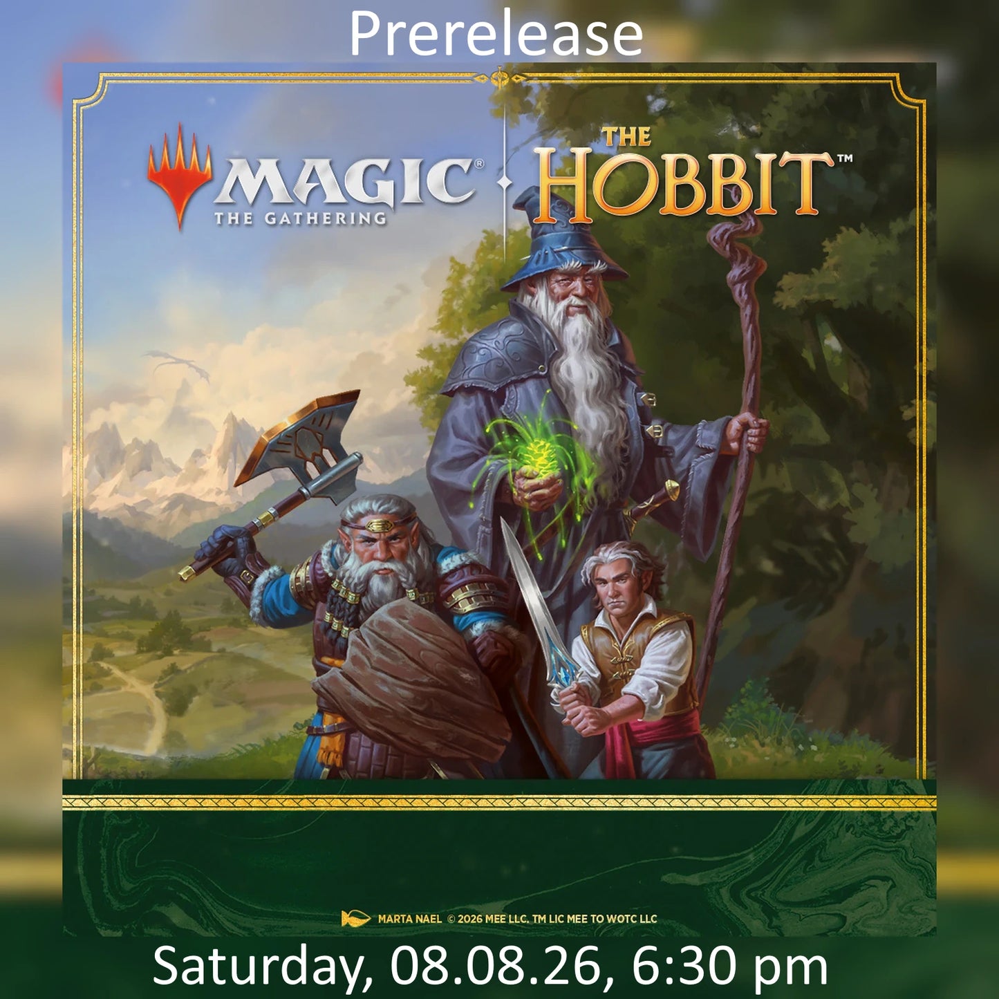 The Hobbit™ Prerelease Ticket - 08.08.2026 6:30 PM GRAFENWOEHR