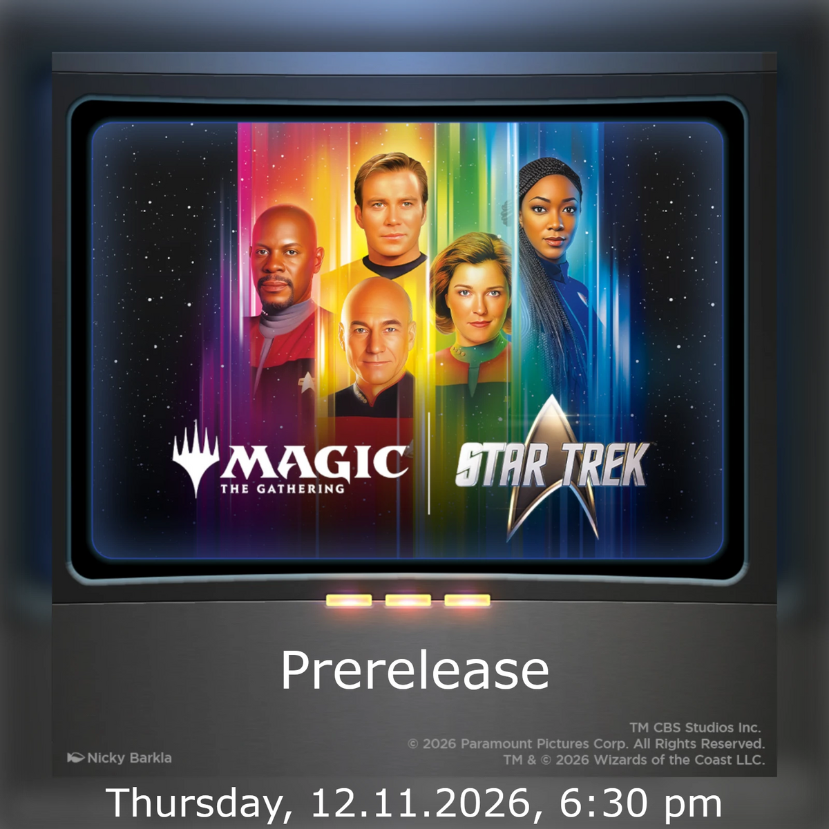 Star Trek™ Prerelease Ticket - 12.11.2026 6:30 PM PIRK