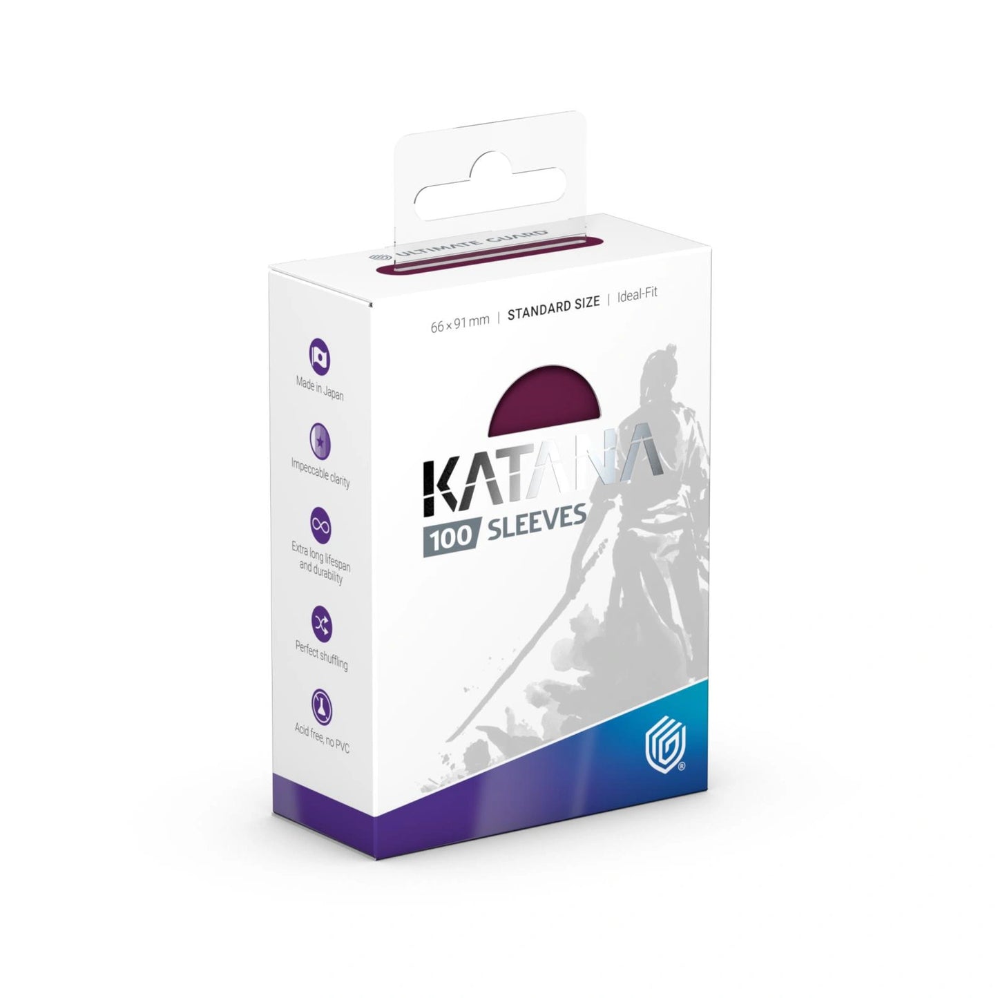 Ultimate Guard Katana Sleeves radiant plum (100 Sleeves)