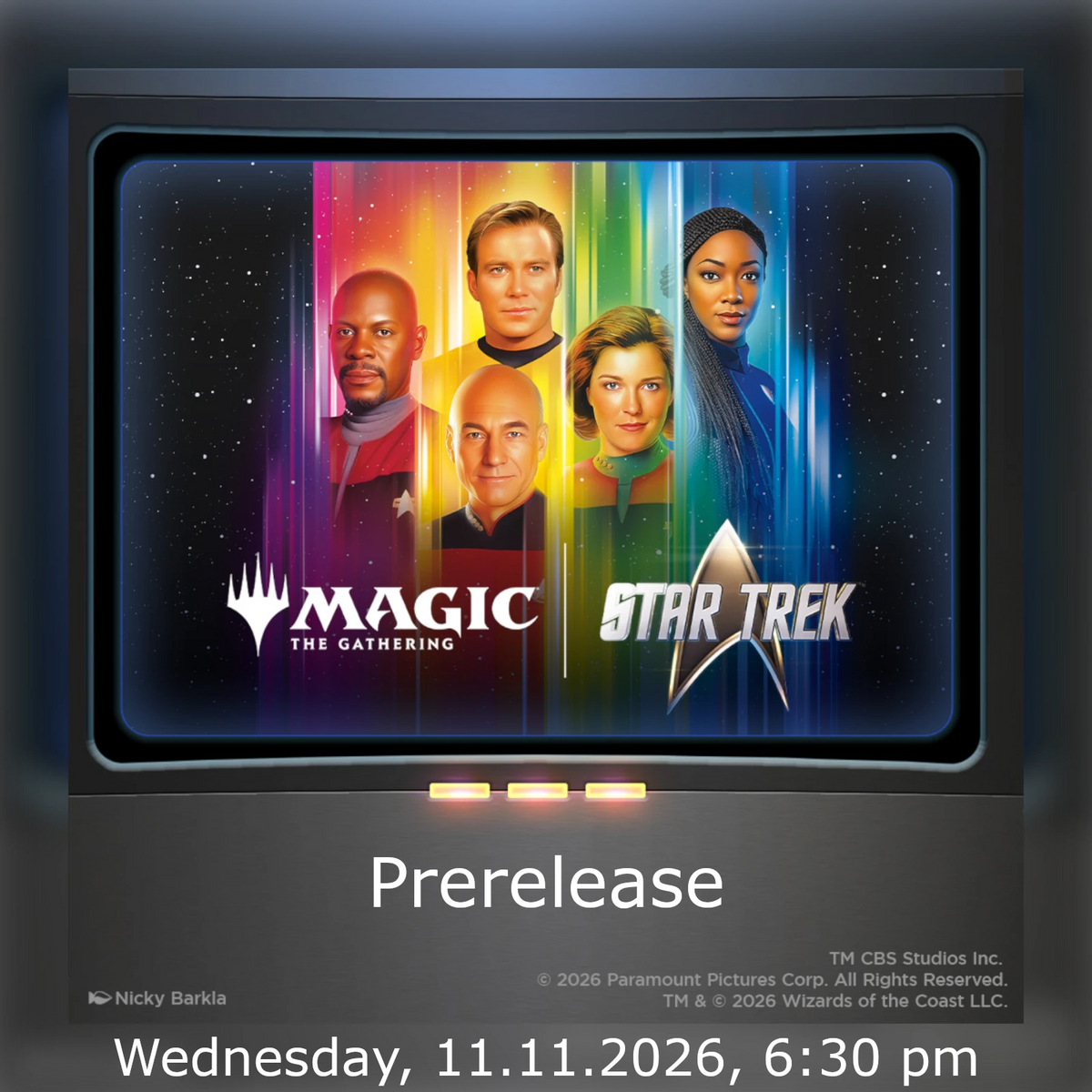Star Trek™ Prerelease Ticket - 11.11.2026 6:30 PM PIRK