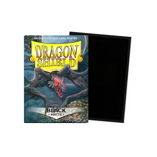 Dragon Shield Black - 100 Matte Sleeves