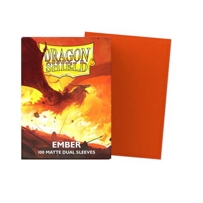Dragon Shield Ember- 100 Matte Dual Sleeves