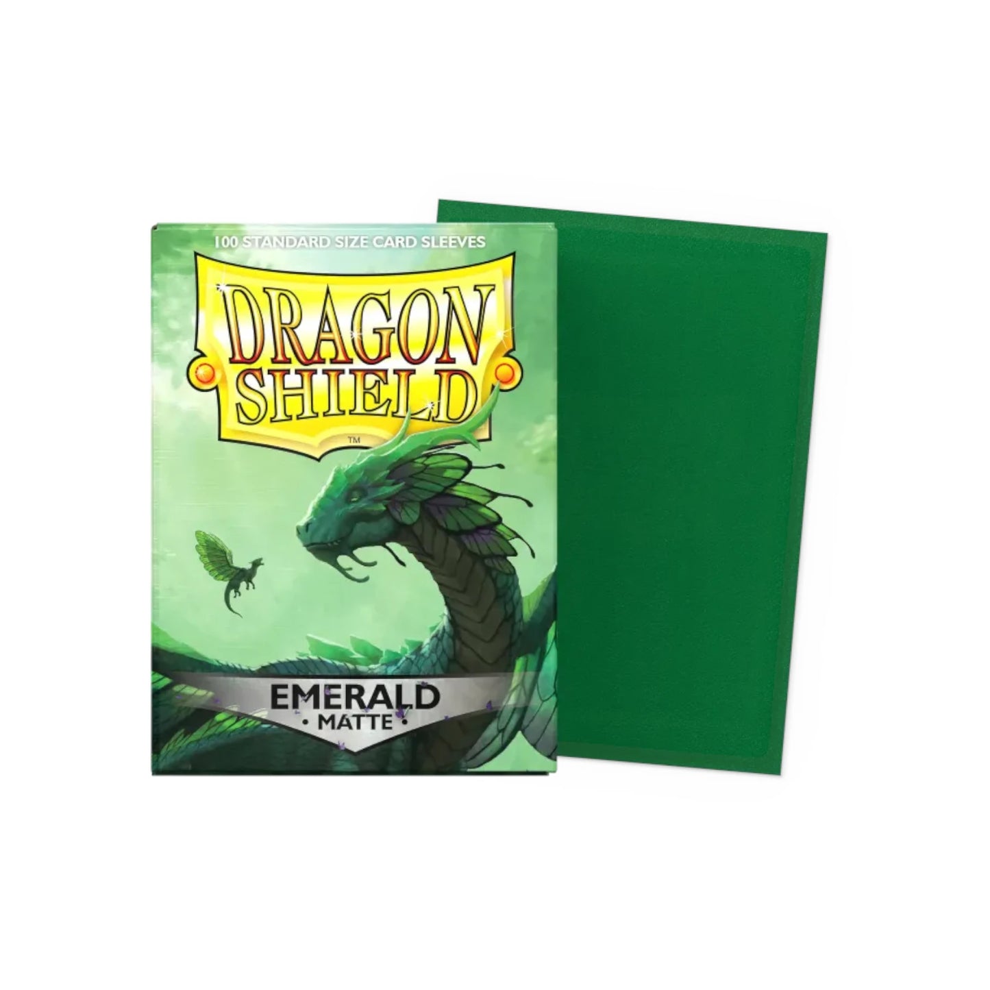 Dragon Shield Emerald - 100 Matte Sleeves