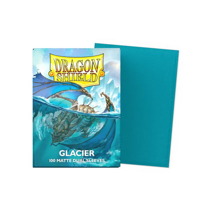 Dragon Shield Glacier - 100 Matte Dual Sleeves
