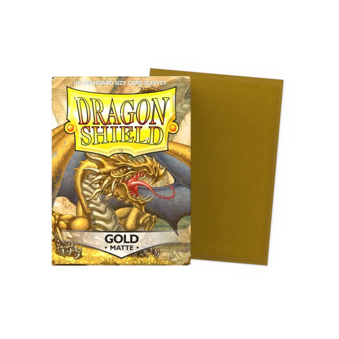Dragon Shield Gold - 100 Matte Sleeves