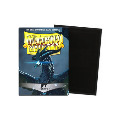 Dragon Shield Jet - 100 Matte Sleeves